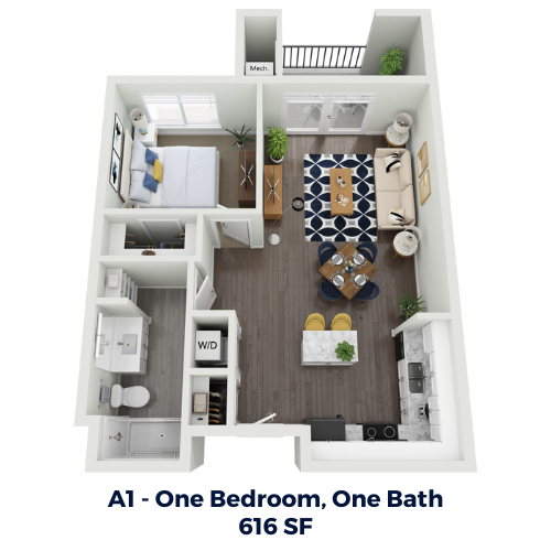 Independent Senior Living & Full Amenities in Ann Arbor, MI | Lockwood of Ann Arbor - A2_3d_A1(2)